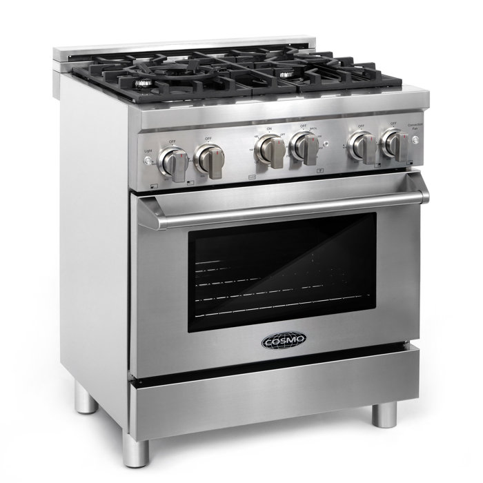 Cosmo GRP Series 30" 3.9 Cubic Feet Smart Gas Freestanding Convection